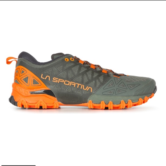 LA SPORTIVA Other - LA SPORTIVA men bushido ii trail running shoe red orange gray black sz 12 hike